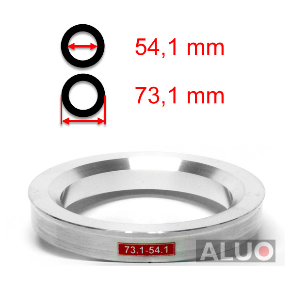 Aluminium Zentrierringen 73,1 - 54,1 mm ( 73.1 - 54.1 )