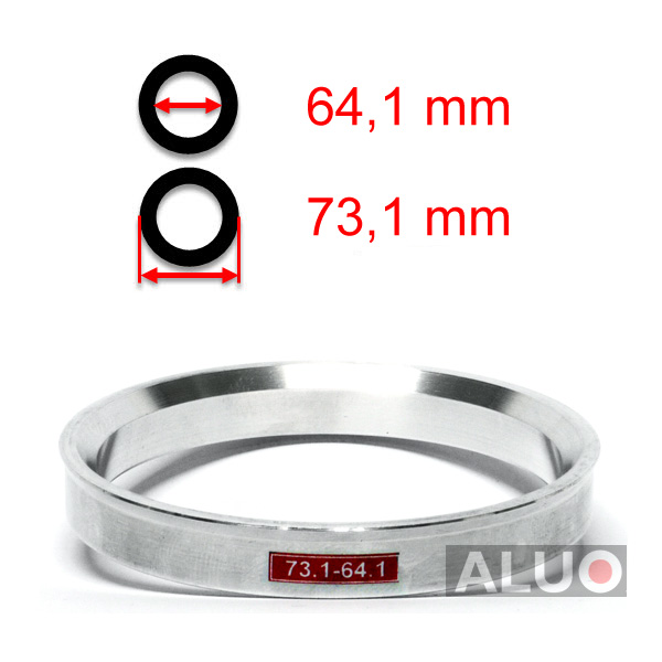 Aluminium Zentrierringen 73,1 - 64,1 mm ( 73.1 - 64.1 )